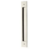 Emtek 221714 MODERN RECTANGULAR FLUSH PULLS With 2" x 14" Overall For 12" C-to-C Appliance Pull
