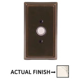Emtek 2403 Brass Rectangular Door Bell Cover