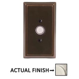 Emtek 2403 Brass Rectangular Door Bell Cover