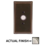 Emtek 2403 Brass Rectangular Door Bell Cover