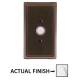 Emtek 2403 Brass Rectangular Door Bell Cover