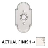 Emtek 2408 Brass Style 8 Door Bell Cover