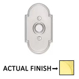 Emtek 2408 Brass Style 8 Door Bell Cover