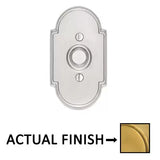 Emtek 2408 Brass Style 8 Door Bell Cover