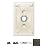 Emtek 2451 Brass Arts & Crafts Door Bell Cover