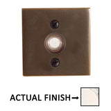 Emtek 2459 Brass Square Door Bell Cover
