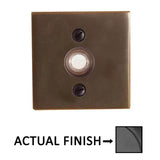 Emtek 2459 Brass Square Door Bell Cover