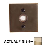 Emtek 2459 Brass Square Door Bell Cover