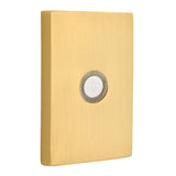 Emtek 2464 Brass Small Rectangular Door Bell Cover