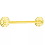 Emtek 18" Traditional Brass Towel Bar w/ Regular Rosette