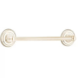 Emtek 18" Traditional Brass Towel Bar w/ Regular Rosette