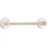 Emtek 18" Traditional Brass Towel Bar w/ Regular Rosette