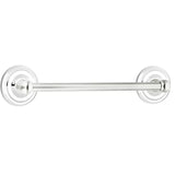 Emtek 18" Traditional Brass Towel Bar w/ Regular Rosette