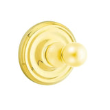 Emtek 2608 Brass Single Hook Post