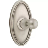 Emtek 2608 Brass Single Hook Post