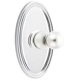 Emtek 2608 Brass Single Hook Post