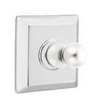 Emtek 2608 Brass Single Hook Post