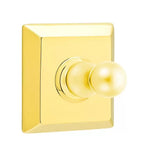 Emtek 2608 Brass Single Hook Post