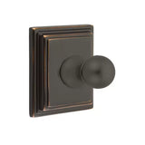 Emtek 2608 Brass Single Hook Post