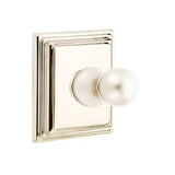 Emtek 2608 Brass Single Hook Post