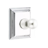 Emtek 2608 Brass Single Hook Post
