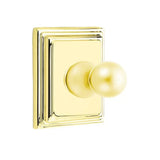 Emtek 2608 Brass Single Hook Post