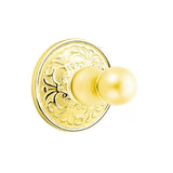Emtek 2608 Brass Single Hook Post