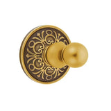Emtek 2608 Brass Single Hook Post