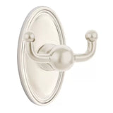 Emtek 2609 Brass Double Hook with Rosette