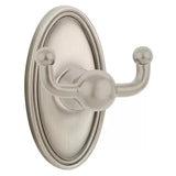 Emtek 2609 Brass Double Hook with Rosette
