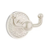 Emtek Traditional Brass Double Hook w/Lancaster Rosette
