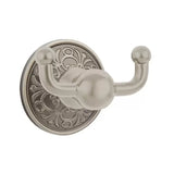 Emtek Traditional Brass Double Hook w/Lancaster Rosette