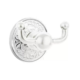 Emtek Traditional Brass Double Hook w/Lancaster Rosette