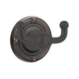 Emtek Traditional Brass Double Hook w/Ribbon & Reed Rosette