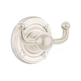 Emtek Traditional Brass Double Hook w/Ribbon & Reed Rosette