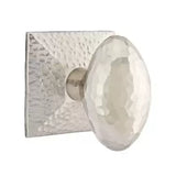Emtek 5056 ARTS & CRAFTS - KNOBSETS With Hammered Rosette Dummy, Pair