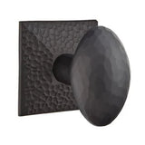 Emtek 5056 ARTS & CRAFTS - KNOBSETS With Hammered Rosette Dummy, Pair