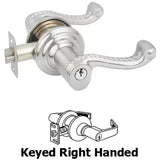 Emtek Rope Keyed Door Lever - 5100