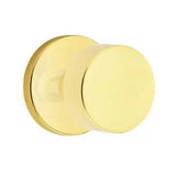 Emtek Modern Round Door Knob with Disk Rosette - E246
