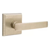 EMTEK Yuma Lever With #6 Rose in Medium Bronze