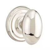 Emtek 8050 DESIGNER BRASS - Knobsets With Regular Rosette Dummy, Pair