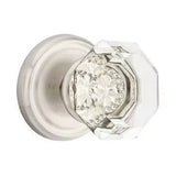 Emtek 8050 GLASS - Knobsets With Regular Rosette Dummy, Pair