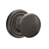 Emtek 8050 DESIGNER BRASS - Knobsets With Regular Rosette Dummy, Pair