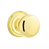 Emtek 8050 DESIGNER BRASS - Knobsets With Regular Rosette Dummy, Pair