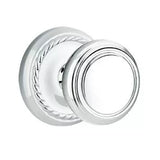 Emtek 8101 DESIGNER BRASS - Knobsets With Rope Rosette Passage Set