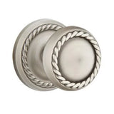 Emtek 8101 DESIGNER BRASS - Knobsets With Rope Rosette Passage Set