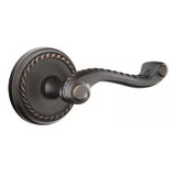 Emtek 8051 DESIGNER BRASS - LEVERSETS With Rope Rosette Dummy, Pair