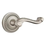 Emtek 8051 DESIGNER BRASS - LEVERSETS With Rope Rosette Dummy, Pair