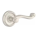Emtek 8051 DESIGNER BRASS - LEVERSETS With Rope Rosette Dummy, Pair
