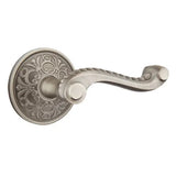 Emtek 8056 DESIGNER BRASS - LEVERSETS With Lancaster Rosette Dummy, Pair